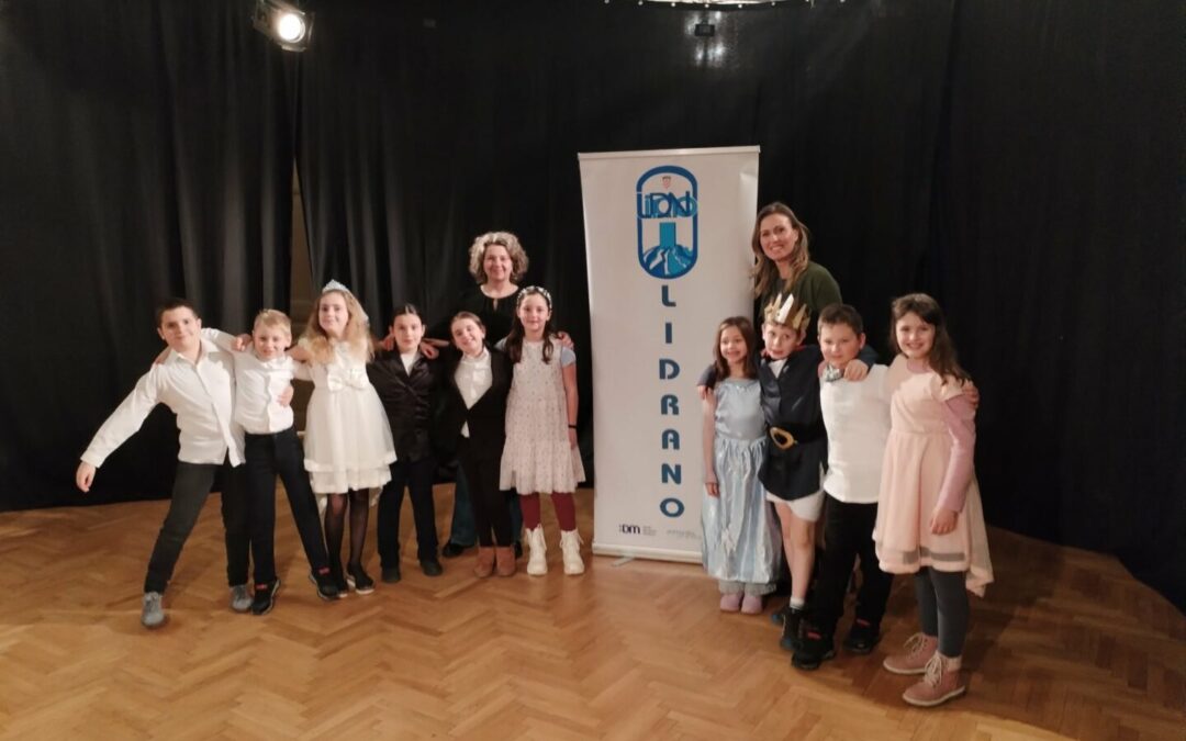 Dramska skupina škole na županijskoj smotri “Lidrano”