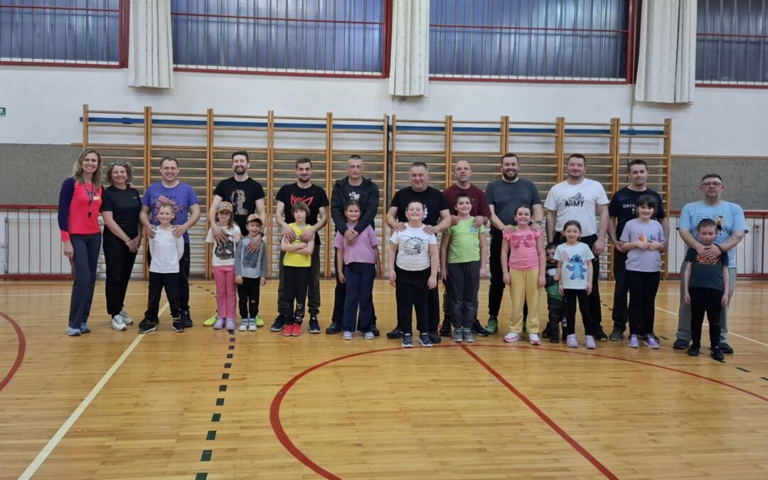 Dan očeva u sportskoj dvorani